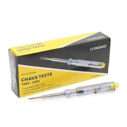 12 Chave Teste Detector Tensão Eletricista Professional 250v - 2