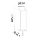 Ver imagem 2 de Balcão Porta Pano Elisa Branco Maderatto Móveis