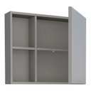 Ver imagem 2 de Espelheira para banheiro com Armário em Aço Ameixa