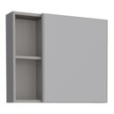 Ver imagem 3 de Espelheira para banheiro com Armário em Aço Ameixa