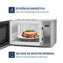 Ver imagem 7 de Micro-ondas, Mondial, Cinza/espelhado, 1200w, 220v - Mo-01-21-e