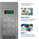 Ver imagem 5 de Micro-ondas, Mondial, Cinza/espelhado, 1200w, 220v - Mo-01-21-e