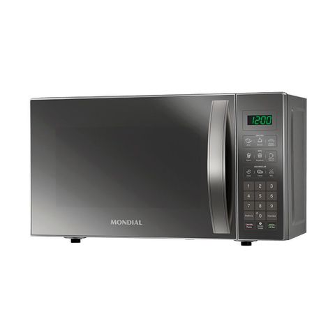 Micro-ondas, Mondial, Cinza/espelhado, 1200w, 220v - Mo-01-21-e