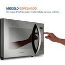 Ver imagem 4 de Micro-ondas, Mondial, Cinza/espelhado, 1200w, 220v - Mo-01-21-e