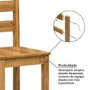 Ver imagem 6 de Kit 4 Banquetas Altas em Madeira Maciça Nogueira Martin Marrom