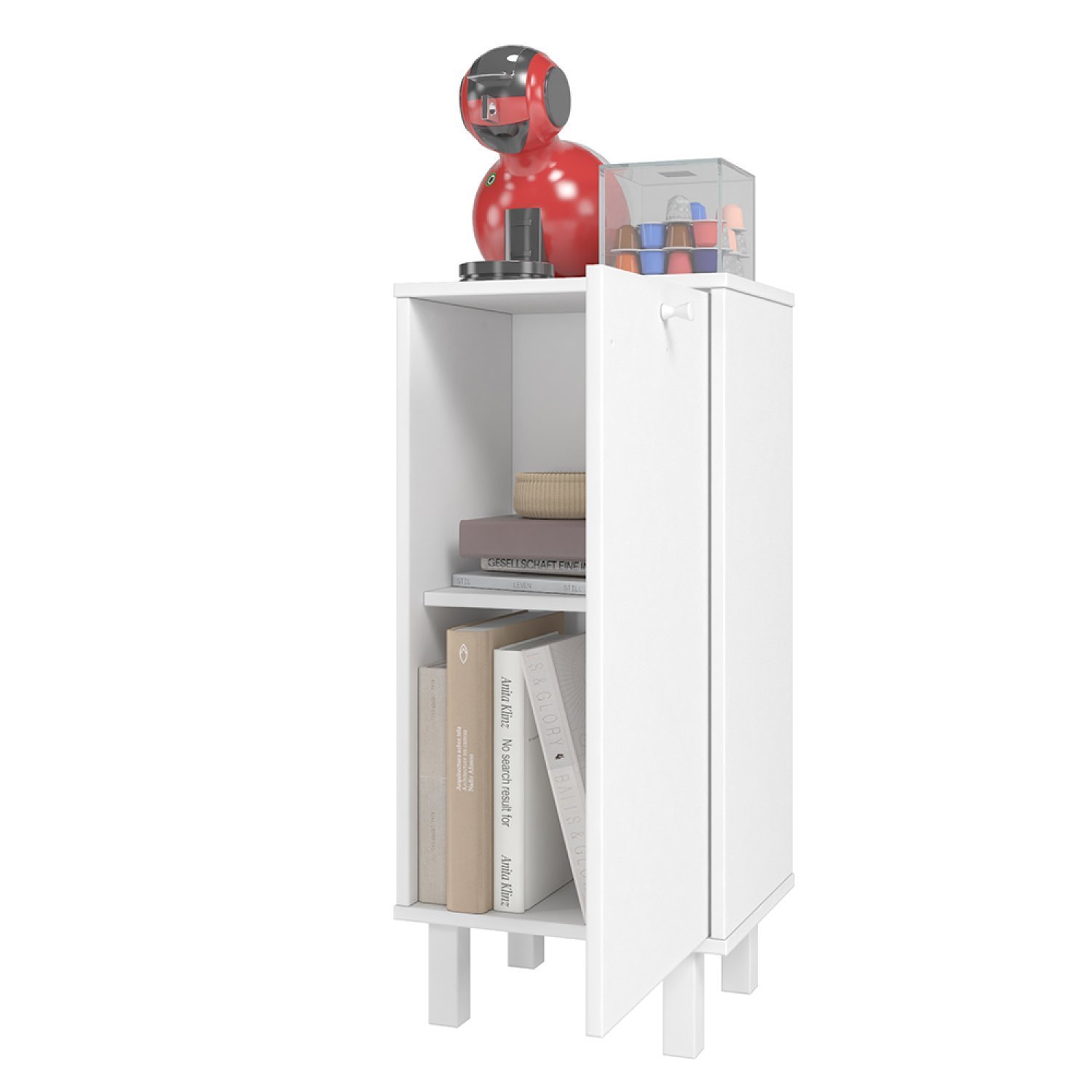 Armário para Escritório Baixo 1 Porta 1 Prateleira MDP 12mm - 2