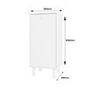 Ver imagem 4 de Armário para Escritório Baixo 1 Porta 1 Prateleira MDP 12mm