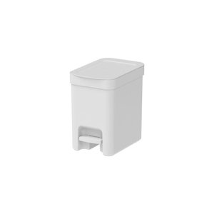 Lixeira com Pedal e Tampa Trium Esconde Sacola 6 Litros - ou