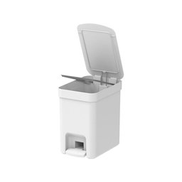 Lixeira com Pedal e Tampa Trium Esconde Sacola 6 Litros - ou - 3
