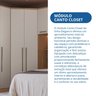 Guarda-roipa de Canto Closet Elegance - 10