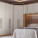 Ver imagem 2 de Guarda Roupa Modulado de Canto Closet Elegance Marrom/Angelin/Blanc