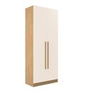 Ver imagem 3 de Guarda-Roupa Modulado Laranja Tauari Off White San Diego