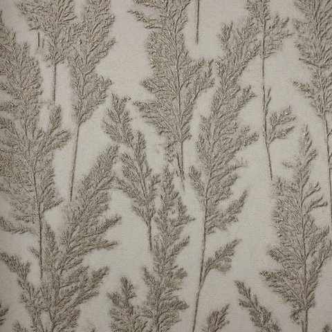 Papel de Parede Folhagem Greige com Leve Brilho Vinilico Lavável+ Cola Inclusa
