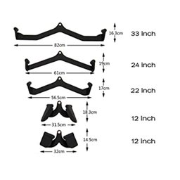 Kit Com 5 Puxadores Mag Com Pegada Anatomica Ahead Preto - 5
