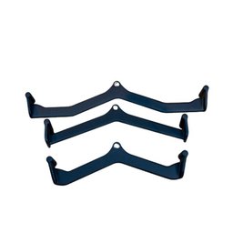 Kit Com 5 Puxadores Mag Com Pegada Anatomica Ahead Preto - 2