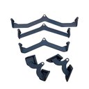 Ver imagem 1 de Kit Com 5 Puxadores Mag Com Pegada Anatomica Ahead Preto