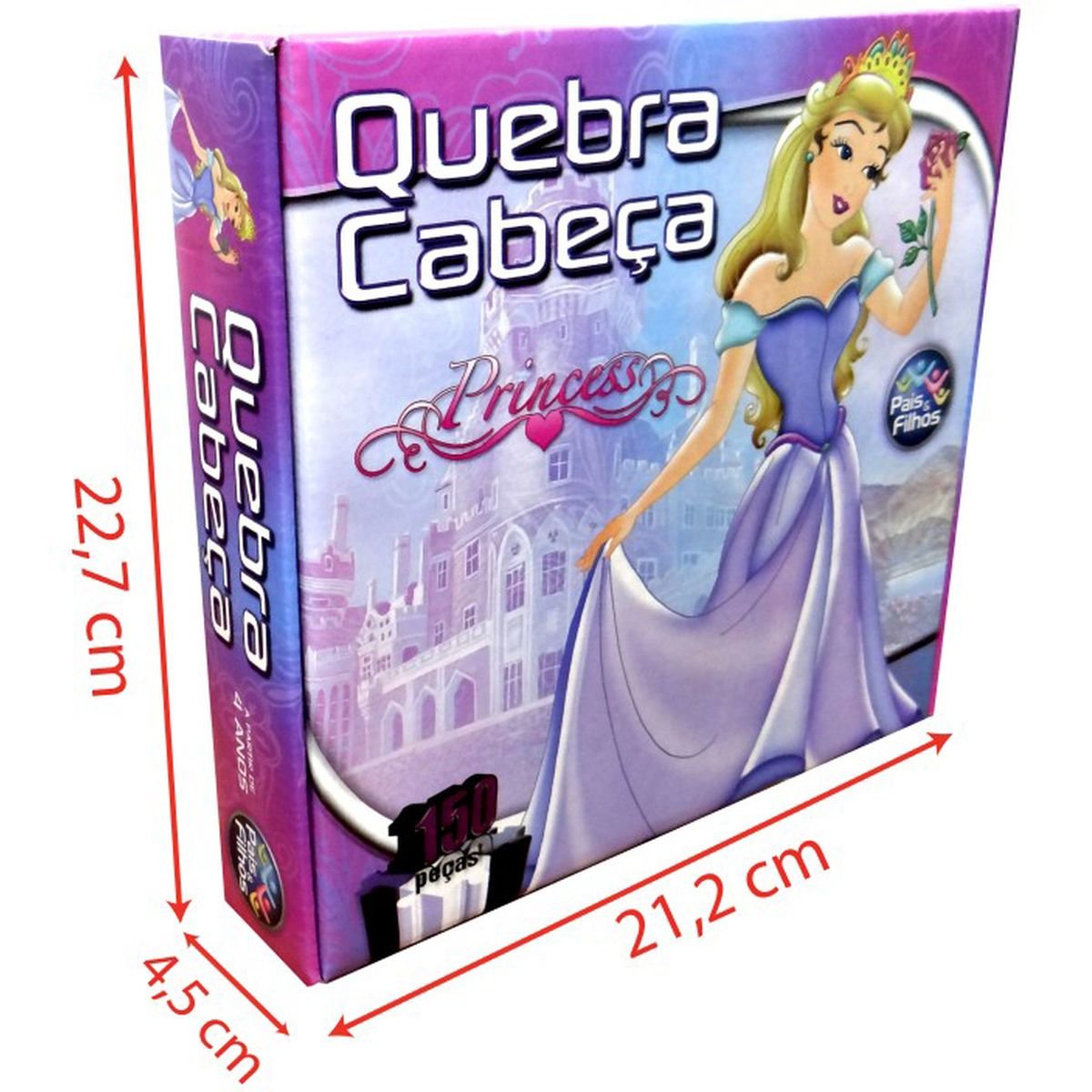 Quebra-Cabeça Princess 150 Peças - Pais e Filhos