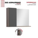 Ver imagem 5 de Espelheira para Banheiro com Armário 