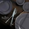 Jogo de Jantar com Bowls Cor Chumbo com 12 Peças Alleanza 1ªlinha - 1