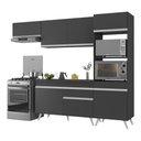 Ver imagem 3 de Armário de Cozinha Compacta 4 peças MP3690.898 Veneza Preto