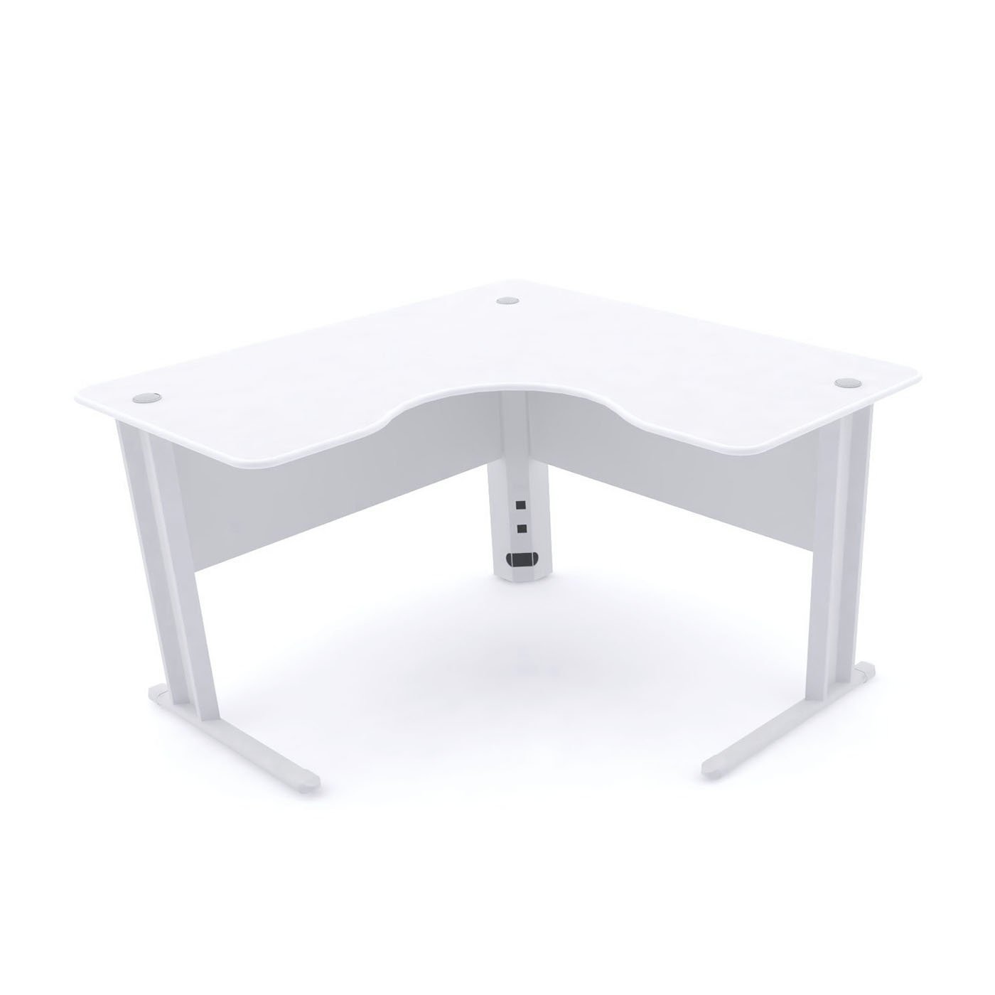 MESA EM L P/ ESCRITÓRIO 140X140 PANDIN MAXXI - BRANCO ETP1414