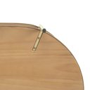 Ver imagem 7 de Mesa Lateral Cantik para Sala Pés em Metal 79,5cm x 49,5cm Mel Escuro Dourado  Casavee