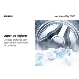 Lava e Seca Samsung 13 Kg Smart Digital Inverter - Wd13t - 5