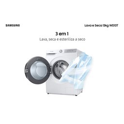 Lava e Seca Samsung 13 Kg Smart Digital Inverter - Wd13t - 8