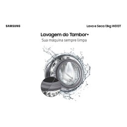Lava e Seca Samsung 13 Kg Smart Digital Inverter - Wd13t - 4