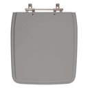 Ver imagem 1 de Assento Sanitário Poliester Vila Rica Cinza Escuro para Vaso Icasa