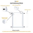 Ver imagem 3 de Portão para Pet Cachorro Bebê Grade de Proteção Porta 80x80