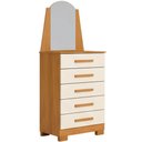 Ver imagem 7 de Cômoda para Quarto com Espelho 5 Gavetas 63cm Savona A04 Cinamomo Off White - Lyam Decor