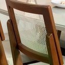 Ver imagem 4 de Conjunto de Jantar Mesa com Vidro Bennett 6 Cadeiras Saga - Natural C/ Cru