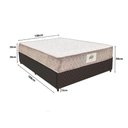 Ver imagem 4 de Base Box Cama Casal com Colchão (138x59x188) Gazin Cr35222 Natural/marrom