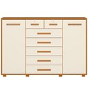 Ver imagem 7 de Cômoda Sapateira 2 Portas 7 Gavetas com Chave Riviera A04 Cinamomo Off White - Lyam Decor