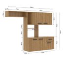 Ver imagem 4 de Cozinha Compacta Suspensa LIS 180 cm 5 Portas 1 Gaveta