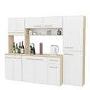 Ver imagem 3 de Cozinha Aura Completa Modulada 15mm Torre Quente Paneleiro - Dubai/branco
