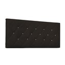 Ver imagem 1 de Cabeceira Painel Tânia Solteiro 90cm Corino Marrom