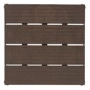 Ver imagem 2 de Deck Eco em Polipropileno Placa 30x30x1,5 cm Marrom/Madeira Organize