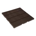 Ver imagem 1 de Deck Eco em Polipropileno Placa 30x30x1,5 cm Marrom/Madeira Organize