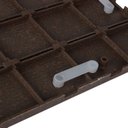 Ver imagem 3 de Deck Eco em Polipropileno Placa 30x30x1,5 cm Marrom/Madeira Organize