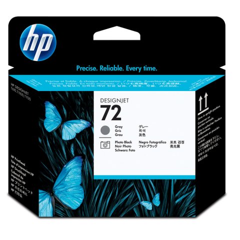 Cabeça de Impressão Hp 72 C9380a Preto Cinza