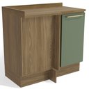 Ver imagem 1 de Armário de Cozinha Balcão de Canto 1 Porta 52x98cm com Tampo M625 Botanic Kappesberg