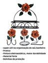 Ver imagem 2 de Kit 4 Peças Organizadores para Banheiro:laranja