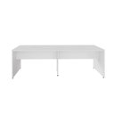 Ver imagem 7 de Conjunto Estação de Trabalho Pé Painel 240x120cm Branco Yescasa