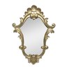 Espelho Decorativo Provençal Dourado - 1