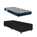 Ver imagem 1 de Cama Base Box Solteiro Preto Colchão Iso 60 D28 - Ortobom