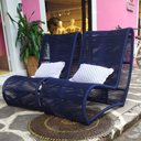 Ver imagem 3 de Poltrona Vegas, alumínio, corda náutica para jardim externa e interna Artdville