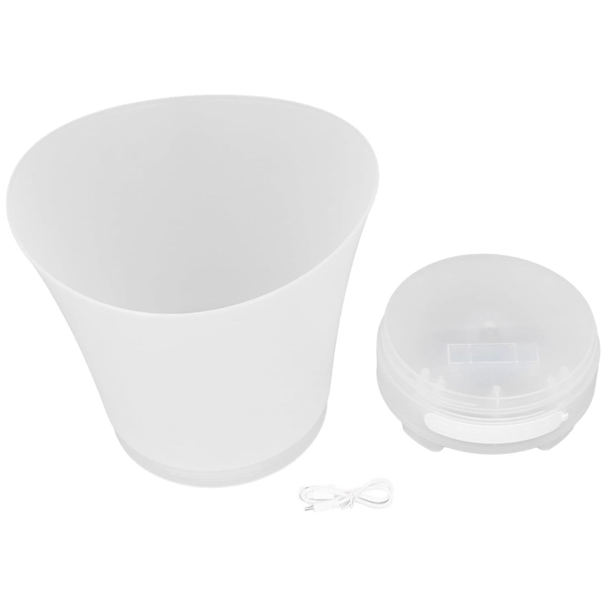 Balde de Gelo Caixa de Som Led Rgb 5 Litros Bluetooth Iluminaçao Speaker Festa Decoraçao Reuniao Mus - 6