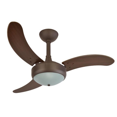 Ventilador De Teto 3 Pás Infinity Lux 2003 Marrom e Tabaco 220V